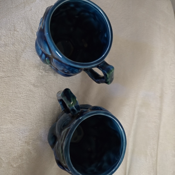Vintage Inarco Pottery Mood Indigo mugs - Picture 5 of 6